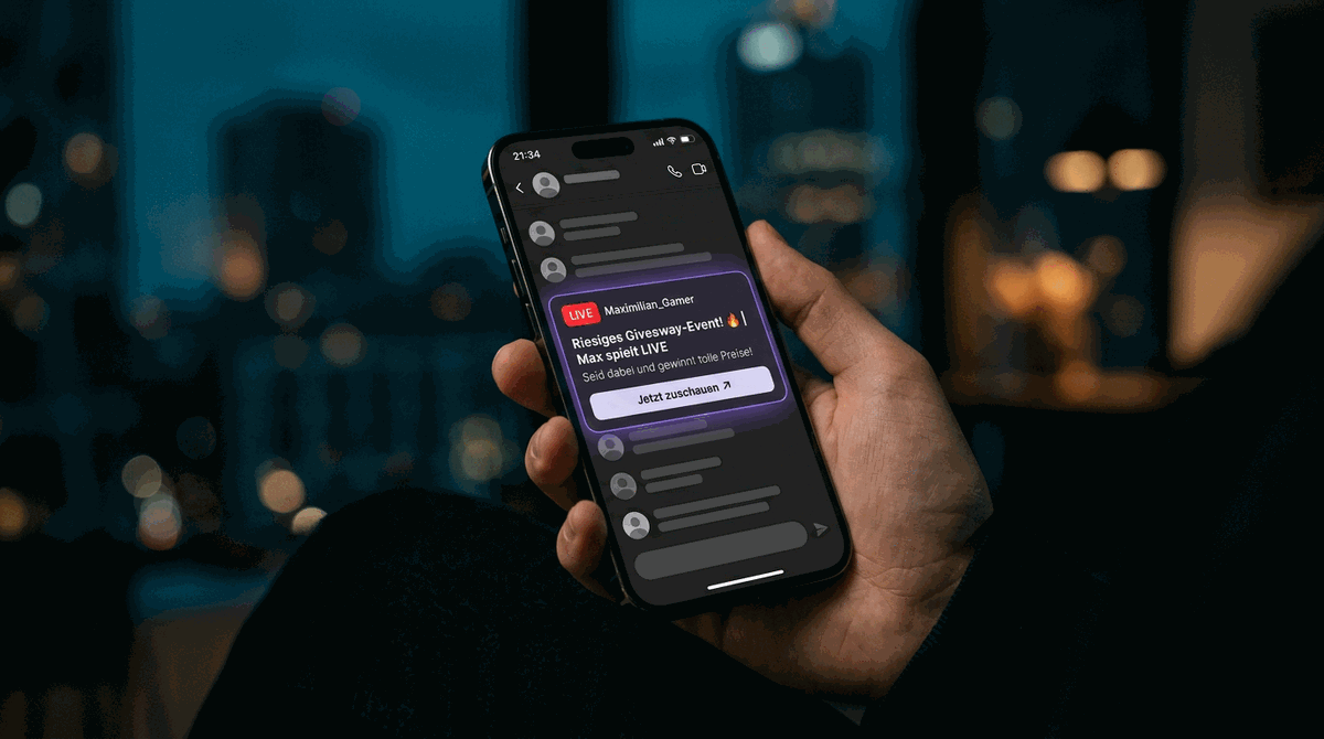 Telegram: Live direkt aufs Handy